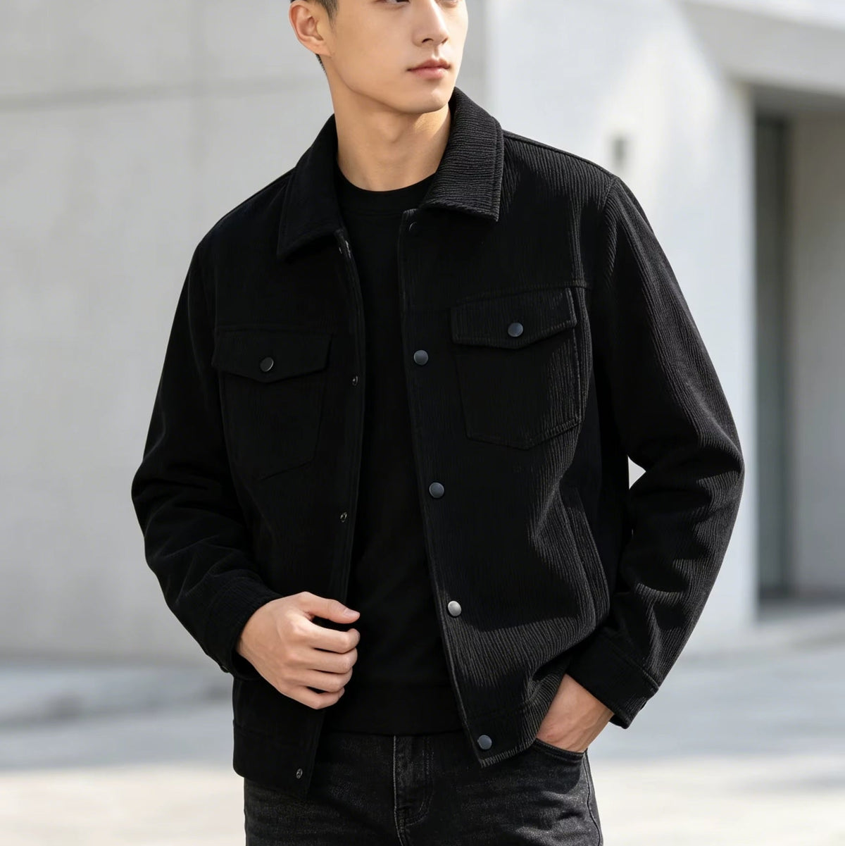 Corduroy Trucker Jacket